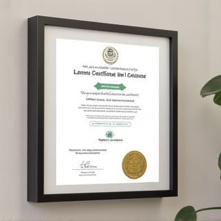 Official insurance and licence certificate for recovery